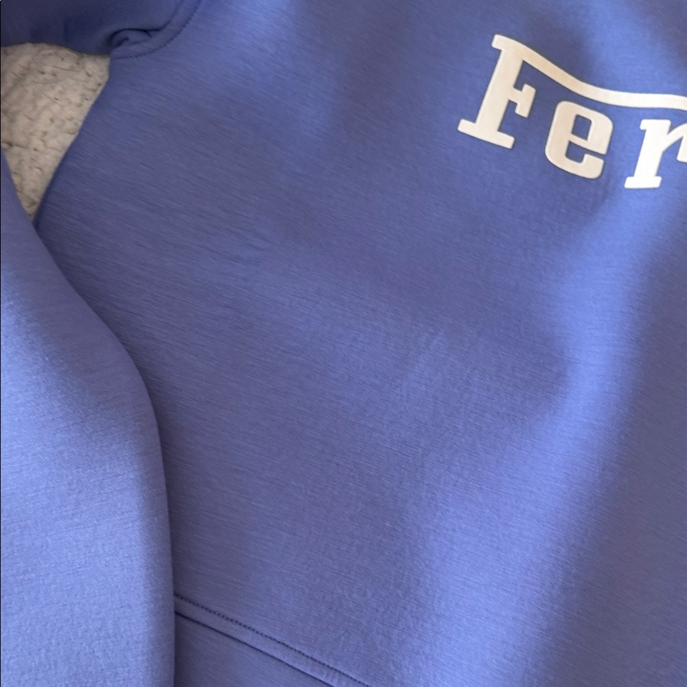 Ferrari Women's Blue Scuba Sweatshirt - Picture 5 of 7